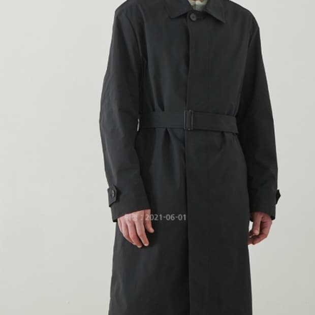 클럽 모나코 더블 레이어 벨티드 맥코트