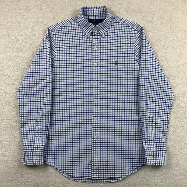 폴로 랄프로렌 멀티포니 슬림핏 스트레치 옥스포드 체크셔츠