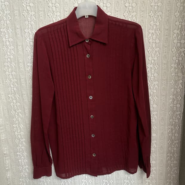 chloe 시스루 셔츠