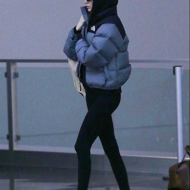 노스페이스 눕시 그레이 빈티지