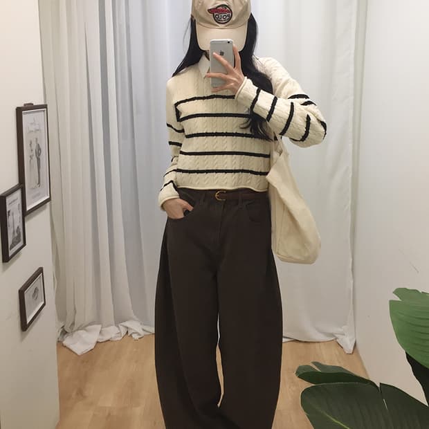 Women's Zara Crop Knit 100