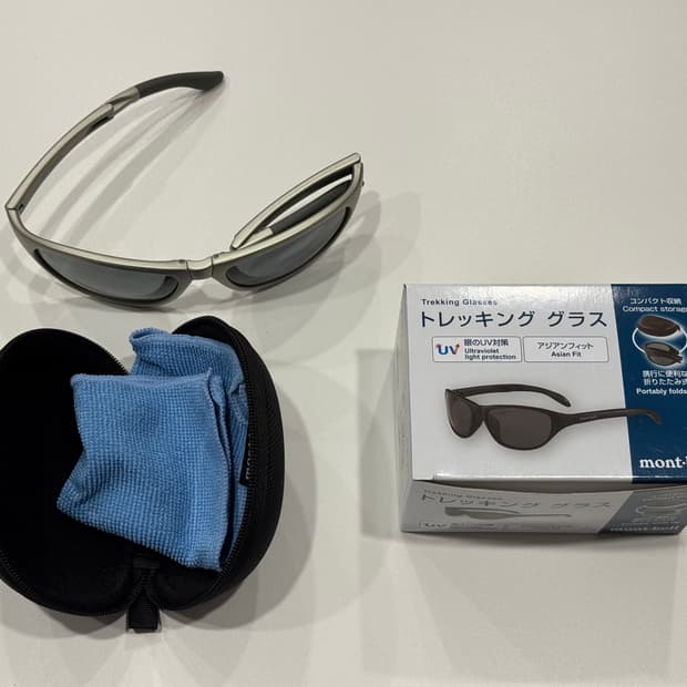 몽벨 montbell 제니선글라스 트레킹 편광렌즈