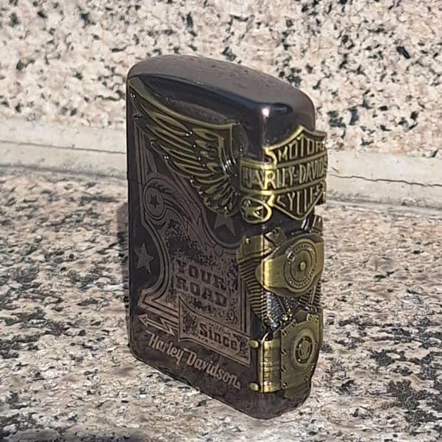 할리데이비슨 디자인 지포라이터