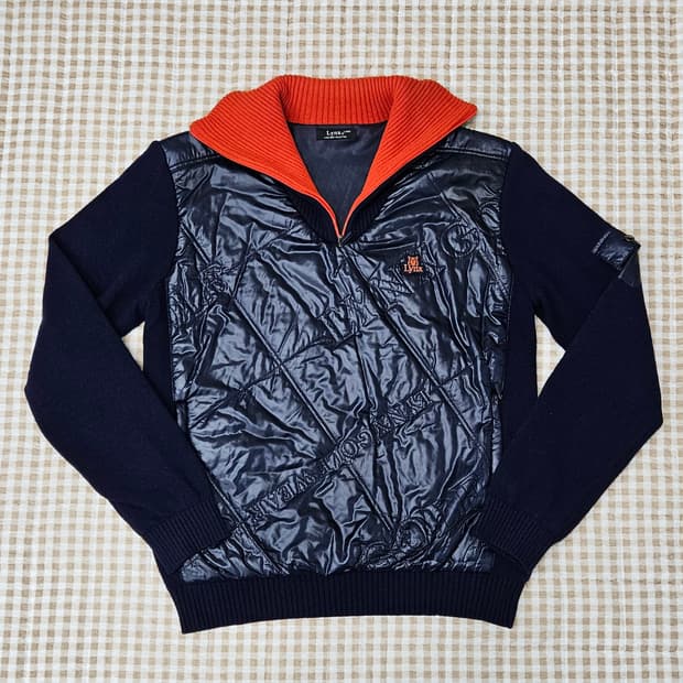 링스 골프 반집업 방풍티 남자100