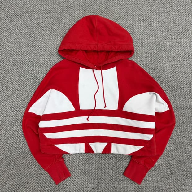 아디다스 파이어버드 크롭 후드티 v1208