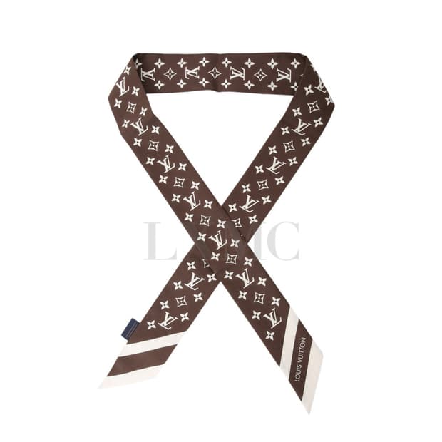 루이비통 모노그램 실루엣 BB 방도 실크 스카프 반다나 M97392