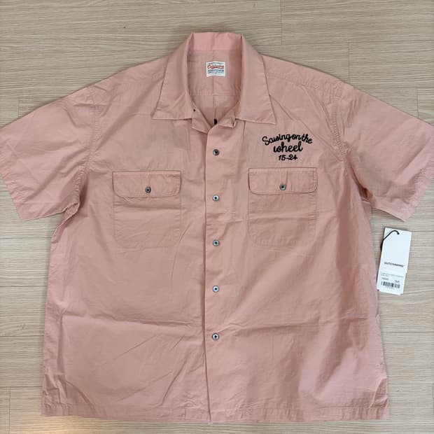 아웃스탠딩 반팔 볼링 셔츠 M 새상품