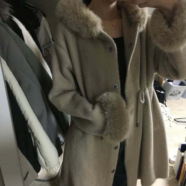 개인 옷장🎀퍼후드 코트