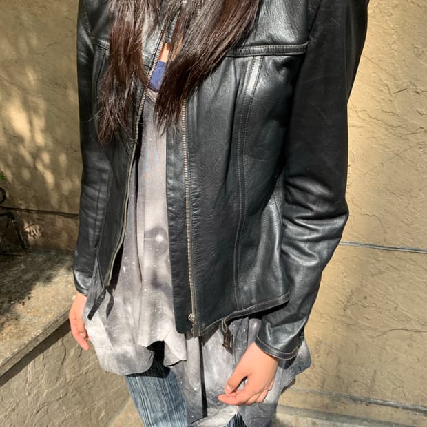 GUCCI pelle leather jacket