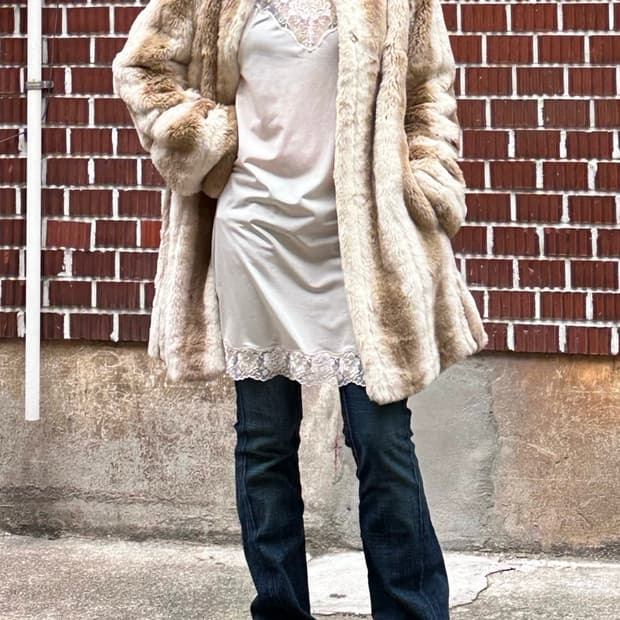 시슬리 퍼자켓 슬립원피스 트루릴리젼 부츠컷 팬츠