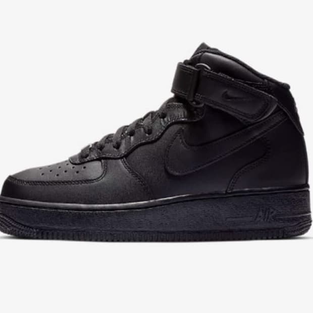 나이키 에어포스 미드 블랙 250