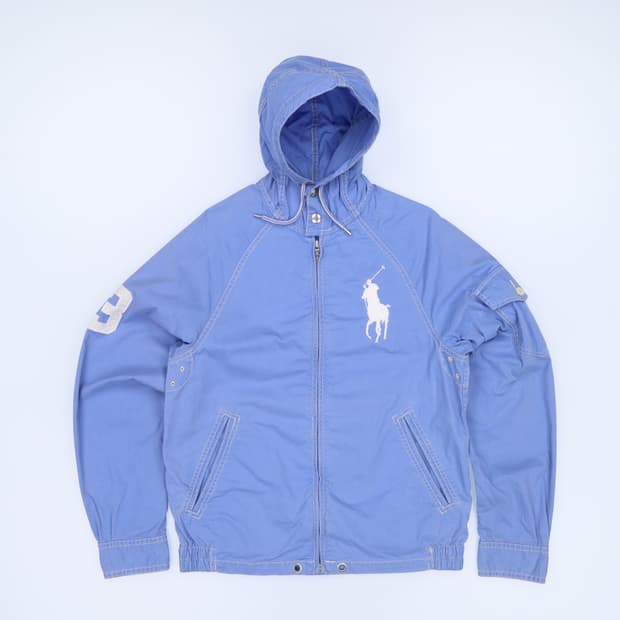 [S] 폴로 빈티지 가먼트다잉 치프키프 후드 코튼 자켓 3827