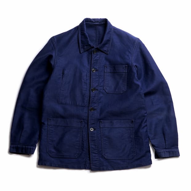 40‘s French Moleskin Work Chore Jacket