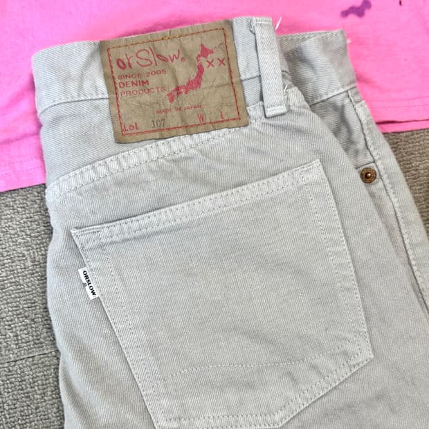 orslow 107 그레이 데님 2사이즈
