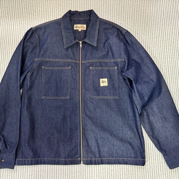 스투시 데님 자켓