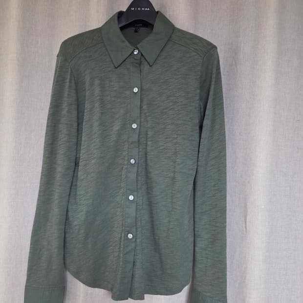 띠어리 블라우스