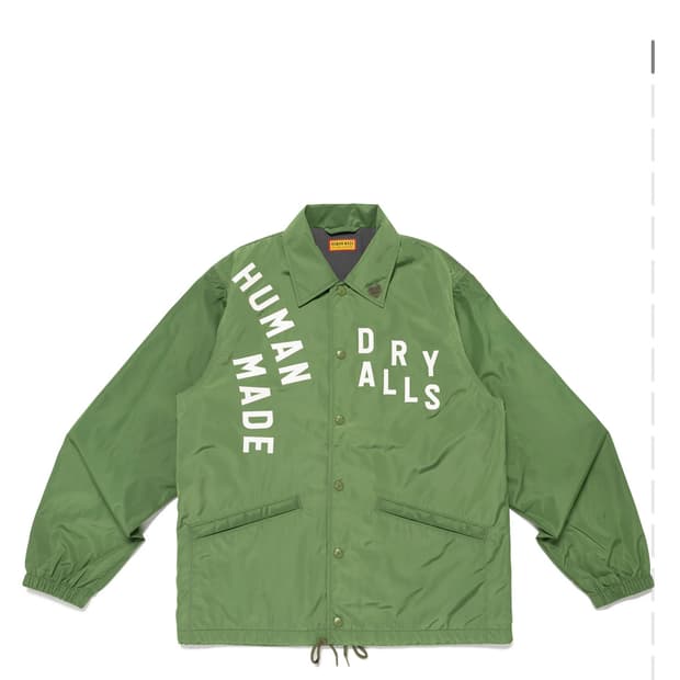 Human Made Coach Jacket Green