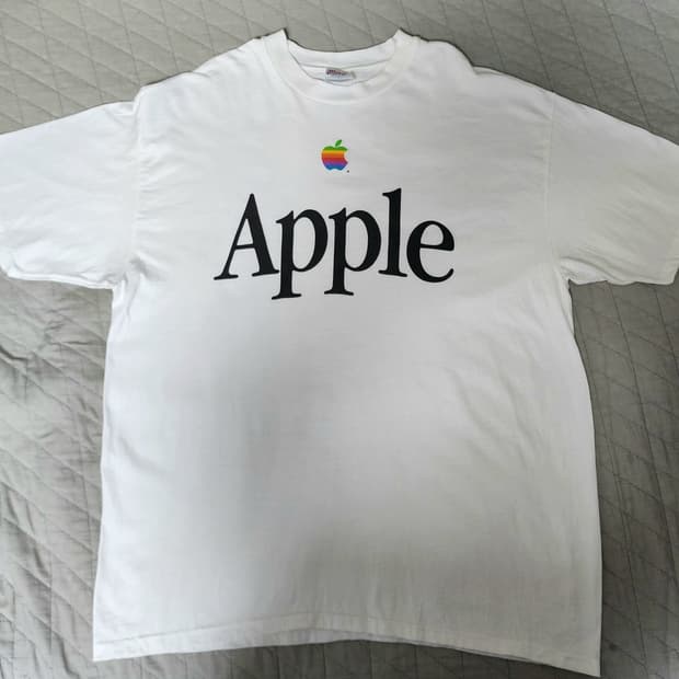 [XL] 90s 애플 프로모 빈티지 티셔츠