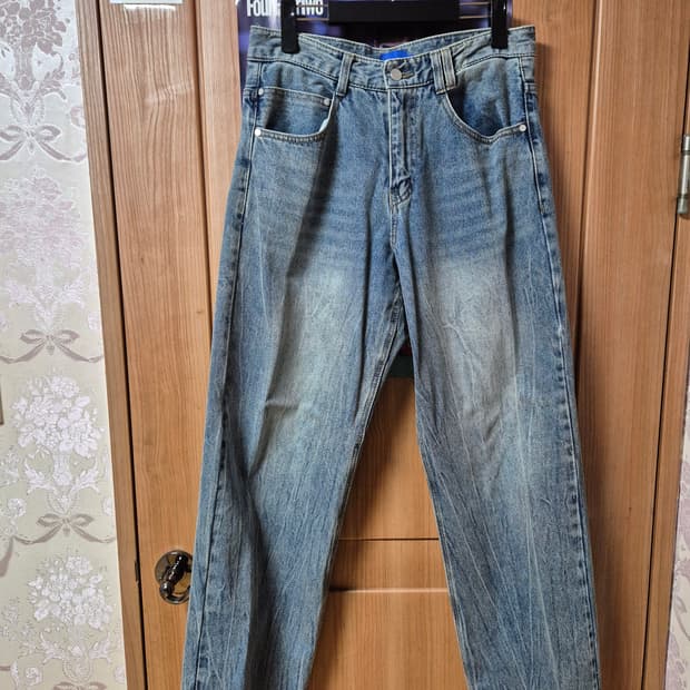 데케트 연청 데님 (Mid Rise Wide Jean) 30