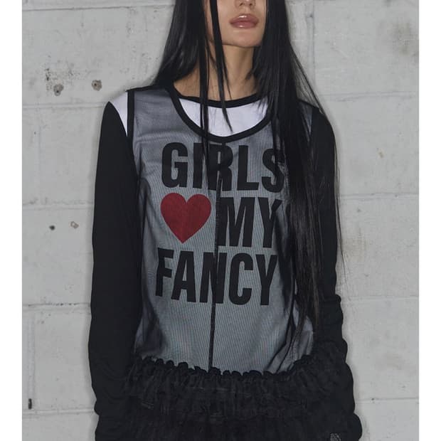팬시클럽 Fancyclub dot layered dress
