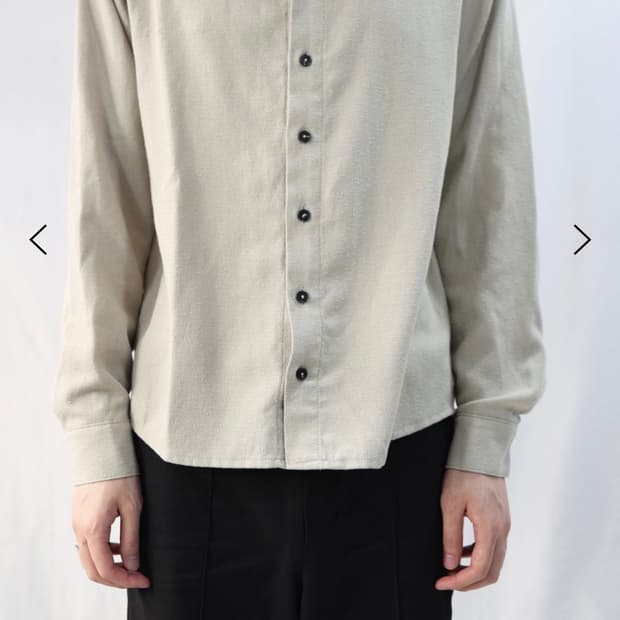 [les] seim tailored shirt(beige)