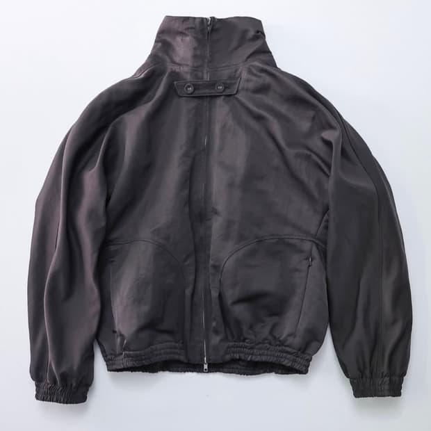 울리카상투스 윙본 핀턱 봄버 자켓 S