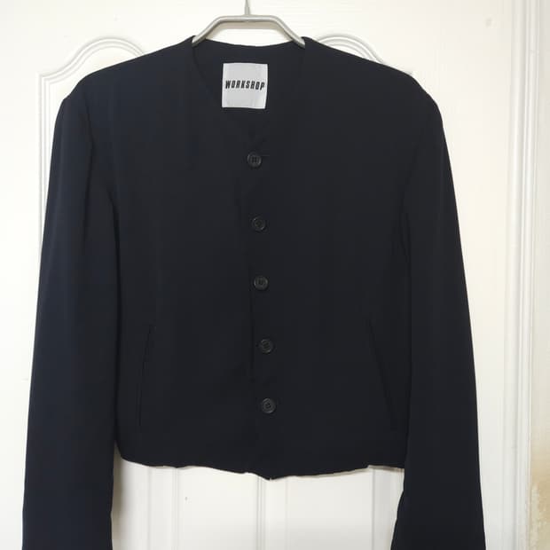 요지야마모토 워크샵 라인 90's 크롭 자켓