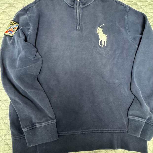 폴로 랄프로렌 스키 하프집업 네이비 xl