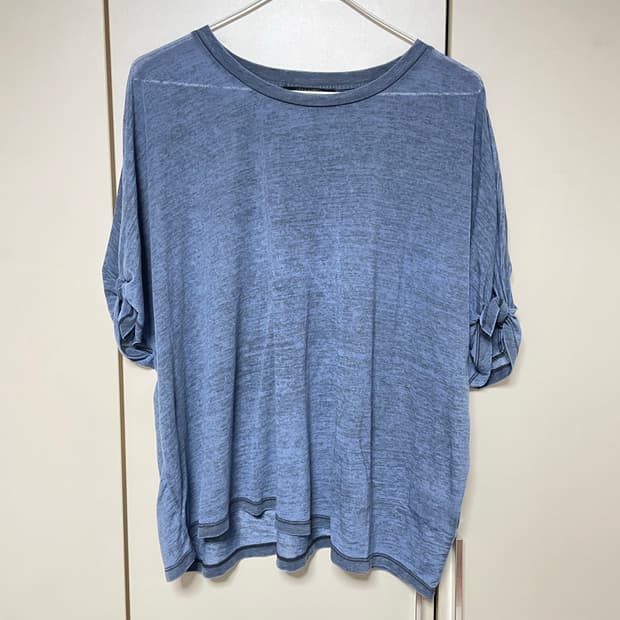 ALLSAINTS 스몰 사이즈 블루 티셔츠