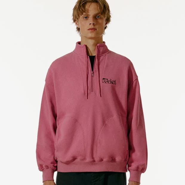 테켓 플랜 하프집업 Plan Half Zip-Up Sweatshirt P