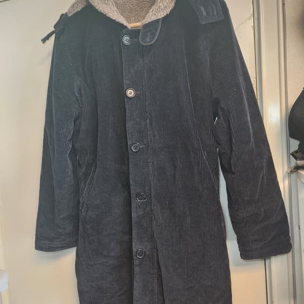 폴스미스 코듀로이 양털 롱코트 M