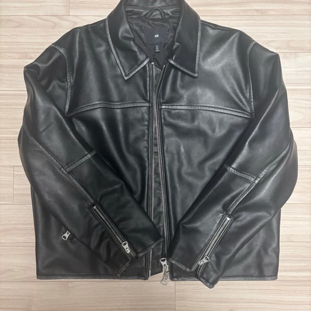 H&m 가죽 자켓 L