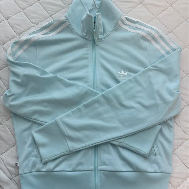 아디다스 하늘색 져지 트랙탑 새상품