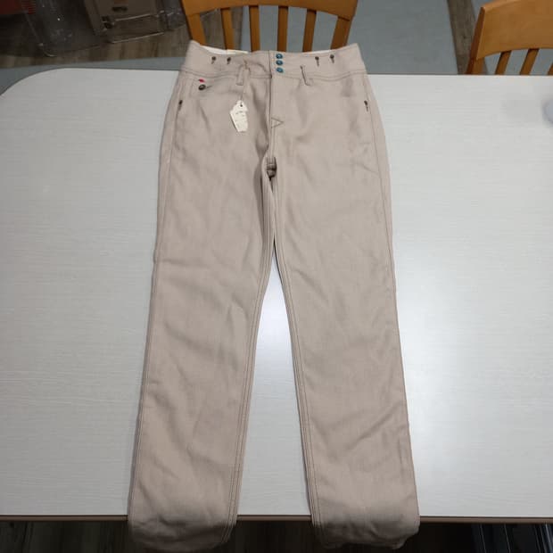 29 새상품 Lee Cooper 하이웨이스트 슬림일자진 베이지29-533