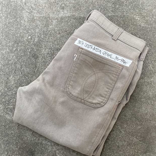 80s levi’s action casual 리바이스 액션 캐쥬얼 슬랙스