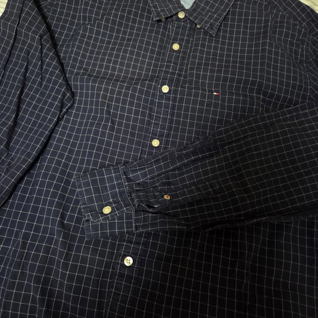 타미힐피거 네이비셔츠