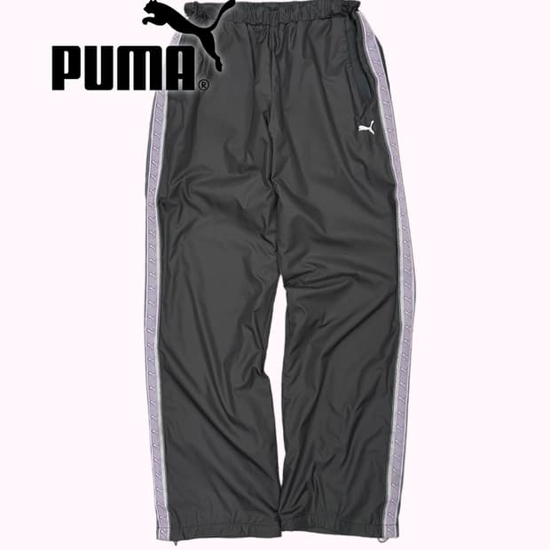 pink logo tape training pants