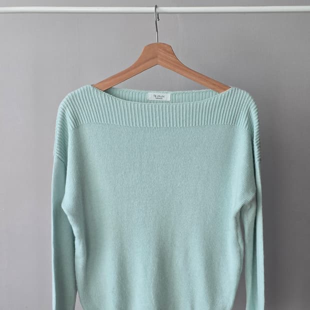 포근한 앙고라 혼방 민트 니트 (Te chichi TERRASSE)