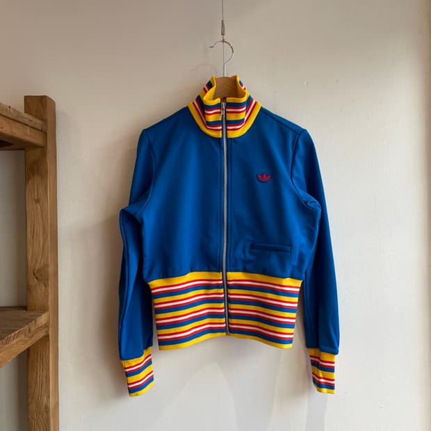 아디다스 오리지널 호리젠탈 스트라이프 밴드 트랙 져지 집업