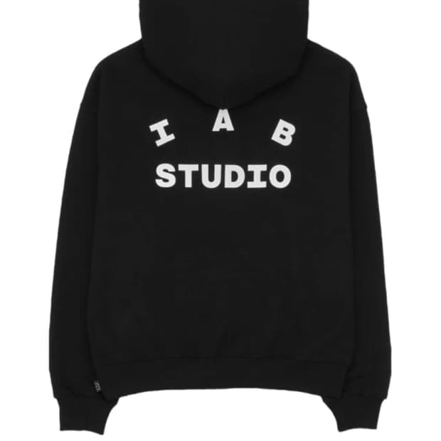 XXL , 미시착 새상품) 아이앱 스튜디오 후드티셔츠 블랙 