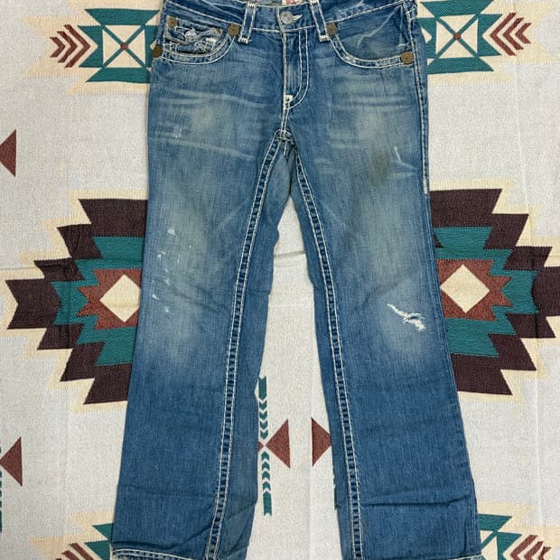 트루릴리전 빌리 슈퍼 티 플레어 부츠컷 데님 31