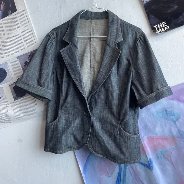 Jpn vtg 데님 자켓 