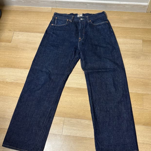 (32)페로우즈 500sw 와이드핏 셀비지 데님팬츠 웨어하우스 풀카운트