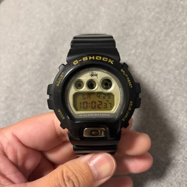 카시오 지샥 X 스투시 DW-6900STS-9JR 25주년 기념 시계