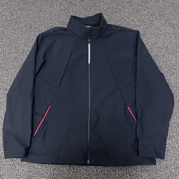 블랙야크 바람막이 기모 집업 자켓 블랙 120(4XL)