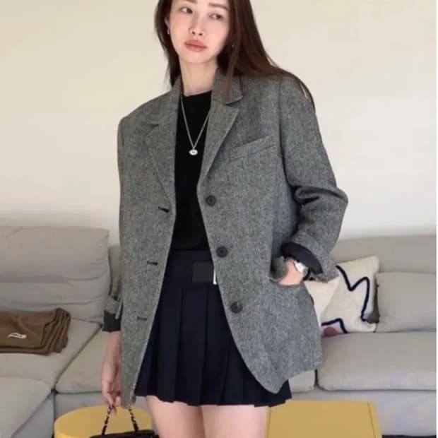 jsny 제이에스앤와이 차정원 울 자켓S
