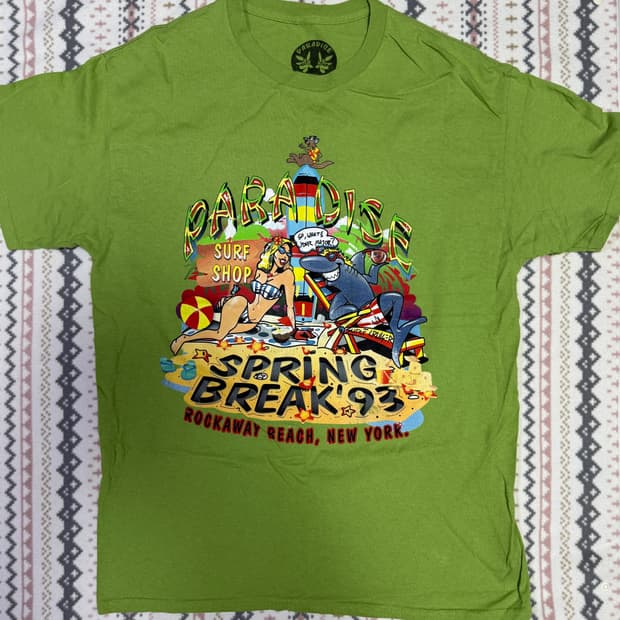 paradise nyc  스프링 브레이크 티셔츠 L
