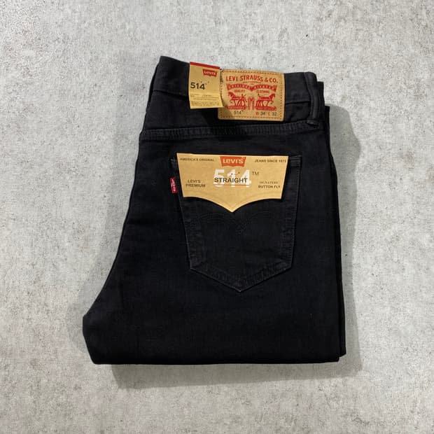 [34] Levi's 514 빈티지 리바이스 블랙 데님팬츠