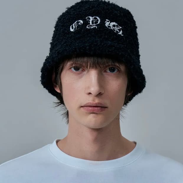 오와이(OY) 데빌 로고 부클 버킷햇