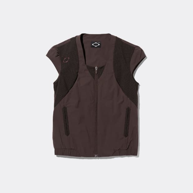 MSCHF COLOR BLOCKED TRACK ZIP-UP brown